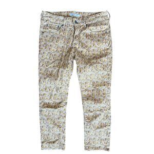 earth music & ecology x Liberty Floral Capri Pants Size Medium
